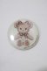 画像1: BABY,THE STARS SHINE BRIGHT / くまくみゃちゃんドット柄缶バッジ  ミルクティ‐ H-25-07-21-057-BA-ZA-NS-ZH (1)