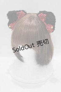 BABY,THE STARS SHINE BRIGHT / ねこみみクリップ  ブラック H-25-07-21-063-BA-AC-NS-ZH