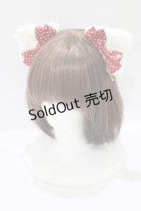 BABY,THE STARS SHINE BRIGHT / ねこみみクリップ  オフ白 H-25-07-21-064-BA-AC-NS-ZH