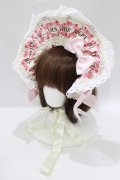 BABY,THE STARS SHINE BRIGHT / Le Bouquet Eternel柄ボンネット  オフ白 H-25-07-21-066-BA-AC-NS-ZH