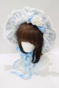 BABY,THE STARS SHINE BRIGHT / Dreamy Secret roomドールボンネット  サックス H-25-07-21-067-BA-AC-NS-ZH