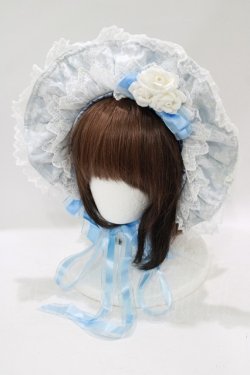 画像1: BABY,THE STARS SHINE BRIGHT / Dreamy Secret roomドールボンネット  サックス H-25-07-21-067-BA-AC-NS-ZH