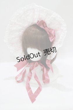 画像1: BABY,THE STARS SHINE BRIGHT / エリザベスボンネット  ピンク H-25-07-21-068-BA-AC-NS-ZH