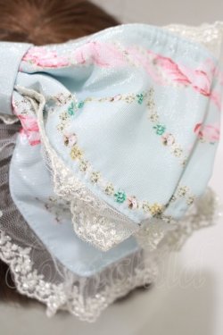 画像2: BABY,THE STARS SHINE BRIGHT / Marie-Antoinette〜華麗なる輝きに秘めた永遠の想い〜柄カチューシャ  サックス H-25-07-21-072-BA-AC-NS-ZH