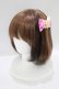 画像1: JESUS DIAMANTE / ロココLadyパールバレッタ  BBローズ柄ピンク H-25-07-21-078-JE-AC-NS-ZH (1)