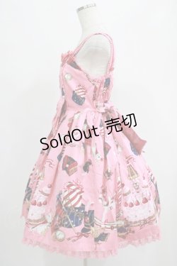 画像2: Angelic Pretty / Holy Night Storyジャンパースカート Free ピンク H-25-07-21-007-AP-OP-NS-ZH