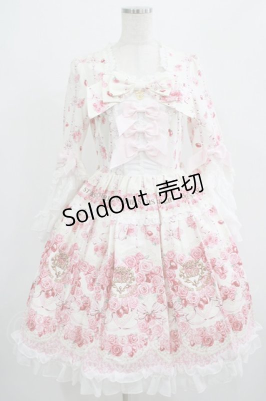 画像1: BABY,THE STARS SHINE BRIGHT / Le Bouquet Eternel柄ワンピース Free オフ白 H-25-07-21-008-BA-OP-NS-ZH (1)