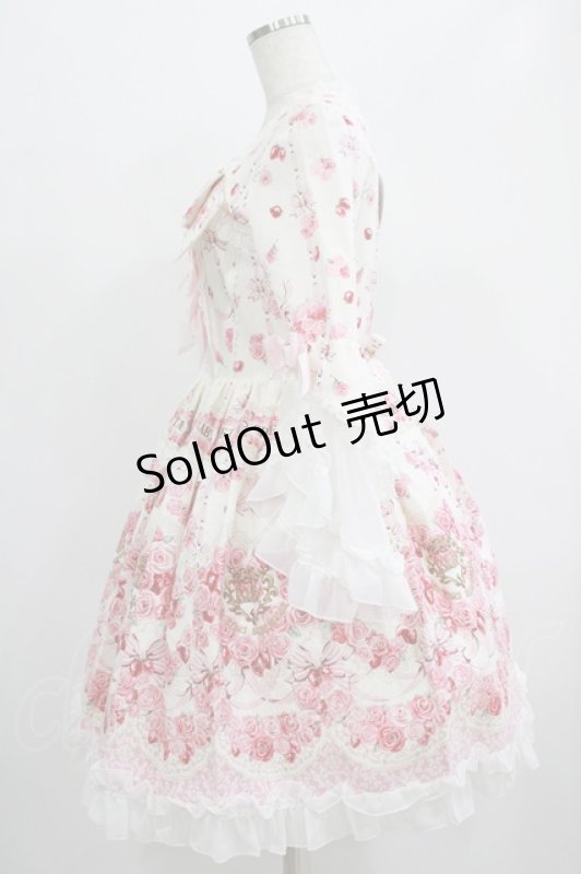 画像2: BABY,THE STARS SHINE BRIGHT / Le Bouquet Eternel柄ワンピース Free オフ白 H-25-07-21-008-BA-OP-NS-ZH (2)