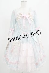 BABY,THE STARS SHINE BRIGHT / Marie-Antoinette〜華麗なる輝きに秘めた永遠の想い〜柄ワンピース Free サックス H-25-07-21-010-BA-OP-NS-ZH