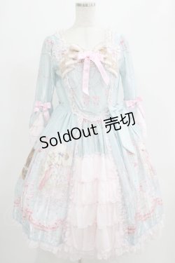 画像1: BABY,THE STARS SHINE BRIGHT / Marie-Antoinette〜華麗なる輝きに秘めた永遠の想い〜柄ワンピース Free サックス H-25-07-21-010-BA-OP-NS-ZH
