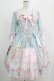 画像1: BABY,THE STARS SHINE BRIGHT / Marie-Antoinette〜華麗なる輝きに秘めた永遠の想い〜柄ワンピース Free サックス H-25-07-21-010-BA-OP-NS-ZH (1)