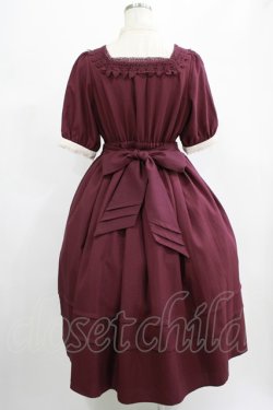 画像3: axes femme kawaii / エレガントドールワンピース M ワイン H-25-07-21-014-AX-OP-NS-ZH