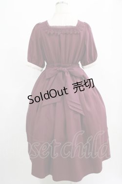 画像3: axes femme kawaii / エレガントドールワンピース M ワイン H-25-07-21-014-AX-OP-NS-ZH