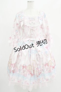 画像1: BABY,THE STARS SHINE BRIGHT / Princess Cosmetics Dreamy Palette柄ワンピース Free ピンク H-25-07-21-016-BA-OP-NS-ZH