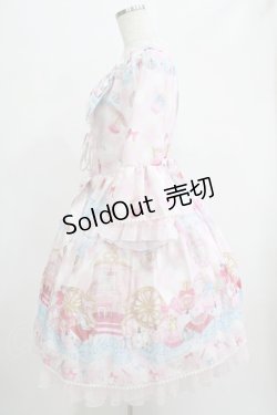画像2: BABY,THE STARS SHINE BRIGHT / Princess Cosmetics Dreamy Palette柄ワンピース Free ピンク H-25-07-21-016-BA-OP-NS-ZH