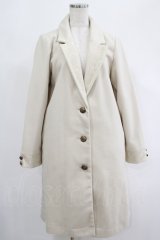 axes femme / レース使いテーラードコート M アイボリー H-25-07-21-019-AX-CO-NS-ZT-C001