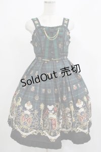 Angelic Pretty / リリカルバニーCollegeジャンパースカート Free グリーン H-25-07-22-001-AP-OP-NS-ZH