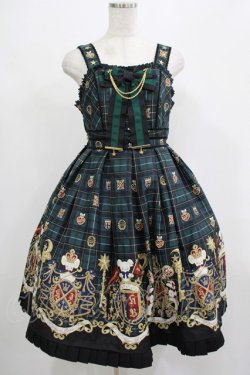 画像1: Angelic Pretty / リリカルバニーCollegeジャンパースカート Free グリーン H-25-07-22-001-AP-OP-NS-ZH