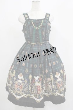画像1: Angelic Pretty / リリカルバニーCollegeジャンパースカート Free グリーン H-25-07-22-001-AP-OP-NS-ZH
