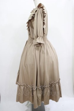 画像2: m petit by misako / NINA'SコラボAMハイショクメローワンピース 4L ベージュ H-25-07-22-003-LO-OP-NS-ZH