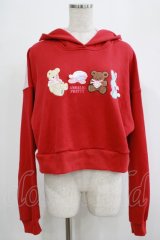 Angelic Pretty / Vintage Toysパーカー Free レッド H-25-07-22-027-AP-TO-NS-ZH
