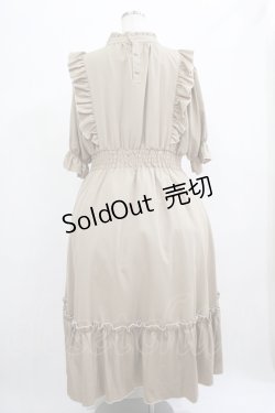 画像3: m petit by misako / NINA'SコラボAMハイショクメローワンピース 4L ベージュ H-25-07-22-003-LO-OP-NS-ZH