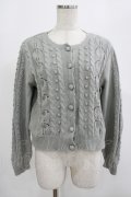 F&A / リーフケーブルニットカーディガン Free L/GRAY H-25-07-22-030-LO-TO-NS-ZH