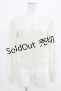 F&A / UVカットUネックニットカーディガン Free OFF WHITE H-25-07-22-032-LO-TO-NS-ZH