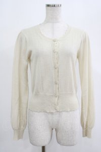 F&A / UVカットUネックニットカーディガン Free OFF WHITE H-25-07-22-032-LO-TO-NS-ZH