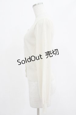 画像2: F&A / UVカットUネックニットカーディガン Free OFF WHITE H-25-07-22-032-LO-TO-NS-ZH