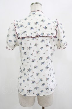 画像3: Blue rouge / ヨークフリルブラウス Free オフ H-25-07-22-033-CA-BL-NS-ZH