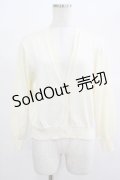 F&A / シアーフラワー釦UVカットニットカーディガン Free OFFWHITE H-25-07-22-037-LO-TO-NS-ZH