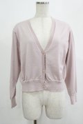 F&A / ガラス風クリアフラワー釦UVカットニットカーディガン Free PINK H-25-07-22-038-LO-TO-NS-ZH