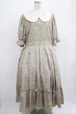 画像1: m petit by misako / NINA’Sコラボトワルドジュイワンピース 4L ベージュ H-25-07-22-005-LO-OP-NS-ZH