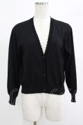 F&A / シアーフラワー釦UVカットニットカーディガン Free BLACK H-25-07-22-039-LO-TO-NS-ZH