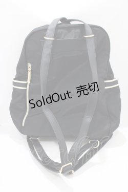 画像2: m petit by misako / NINA'S コラボ AM2WAYリュック  ブラック H-25-07-22-043-LO-BG-NS-ZH