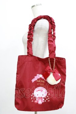 画像1: m petit by misako / サンリオキャラクターズコラボ ハローキティ トートバッグ  レッド H-25-07-22-044-LO-BG-NS-ZH