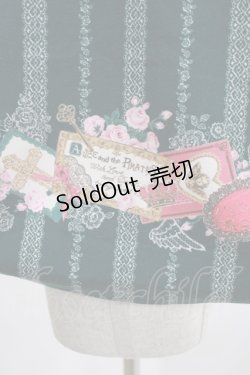 画像3: ALICE and the PIRATES / ヴィクトリアンカード柄トートBag  グリーン H-25-07-22-045-PA-BG-NS-ZH