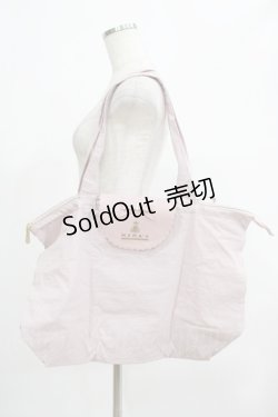 画像1: m petit by misako / NINA’Sコラボエコバッグ  ピンク H-25-07-22-049-LO-BG-NS-ZH
