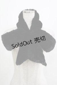 m petit by misako / リボンファーティペット  ブラック H-25-07-22-052-LO-ZA-NS-ZT273