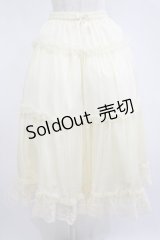 m petit by misako / NINA'Sコラボペチスカート LL アイボリー H-25-07-22-006-LO-SK-NS-ZH