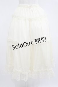 m petit by misako / NINA'Sコラボペチスカート LL アイボリー H-25-07-22-006-LO-SK-NS-ZH