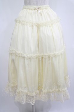 画像1: m petit by misako / NINA'Sコラボペチスカート LL アイボリー H-25-07-22-006-LO-SK-NS-ZH