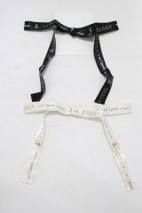m petit by misako / NINA'Sコラボリボンブローチ  ブラック/オフ H-25-07-22-056-LO-ZA-NS-ZH