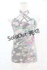 Qutie Frash / クロスキャミ  和柄 H-25-07-22-1036-QU-TO-KB-ZH