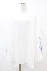 Candy Stripper / MIFFY AND ANIMALS L/S Tee  ホワイト H-25-07-22-1037-PU-TO-KB-ZH