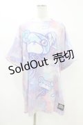 HYPER CORE / SICKS JELLYFISH BEAR BIG Tシャツ  ラベンダー H-25-07-22-1044-PU-TO-KB-ZH