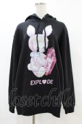 LAND by MILK BOY / BOMBERBOY HOODIE XL ブラック H-25-07-22-1047-0-TO-KB-ZH