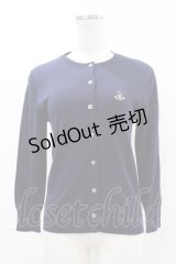 Jane Marple / Angel EMBのカーディガン  ネイビー H-25-07-22-1051-JM-TO-KB-ZH