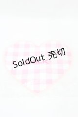 MILK / Heartギンガムタオル  ピンク H-25-07-22-1008-ML-ZA-KB-ZH